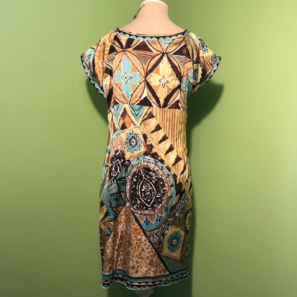 ECI New York Silk Patterned Dress - Picture 4 of 6